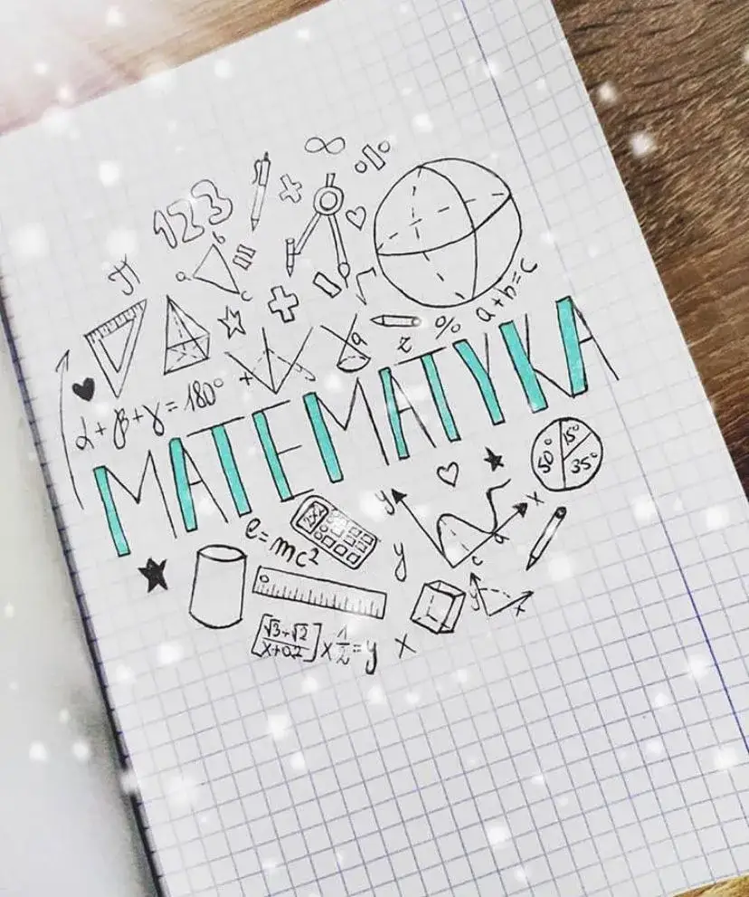 Zdjęcie Jak ozdobić zeszyt do matematyki, aby był piękny i funkcjonalny