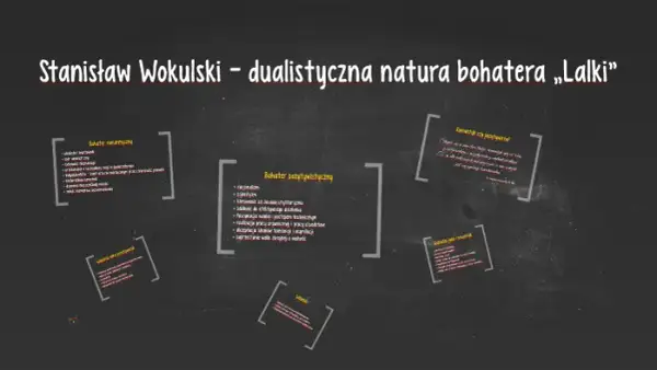 Wokulski: romantyk czy pozytywista? Analiza złożonej postaci w Lalce