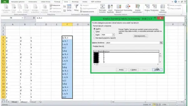 Jak rozdzielić tekst w Excel i uniknąć chaosu w danych